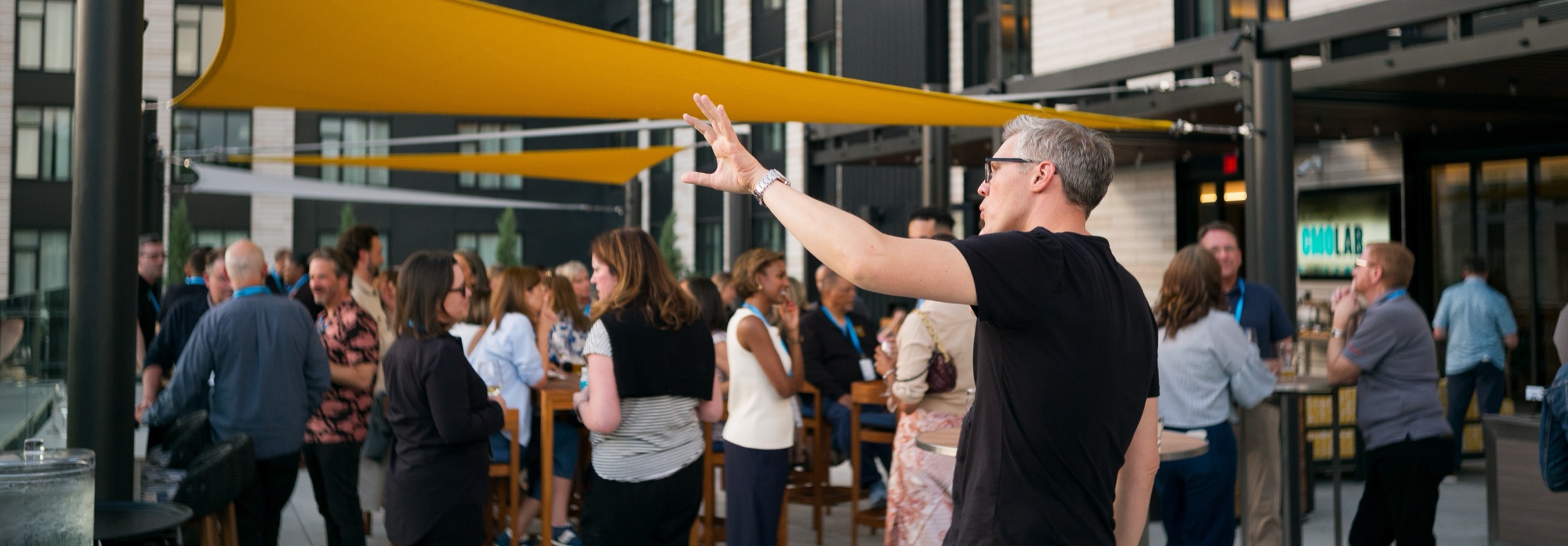 Matthew Gann at a CMO Lab event